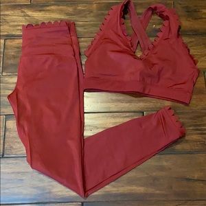 Electric yoga workout set
